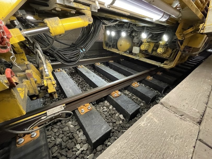 Les traverses de chemin de fer KLP de Lankhorst installées dans le Willemsspoortunnel de Rotterdam